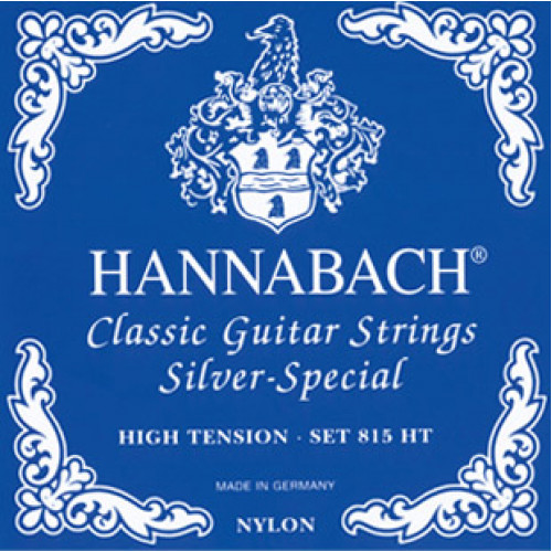 815HT Blue SILVER SPECIAL Комплект струн для классической гитары нейлон/посеребренные Hannabach 815HT Blue SILVER SPECIAL Комплект струн для классической гитары нейлон/посеребренные Hannabach