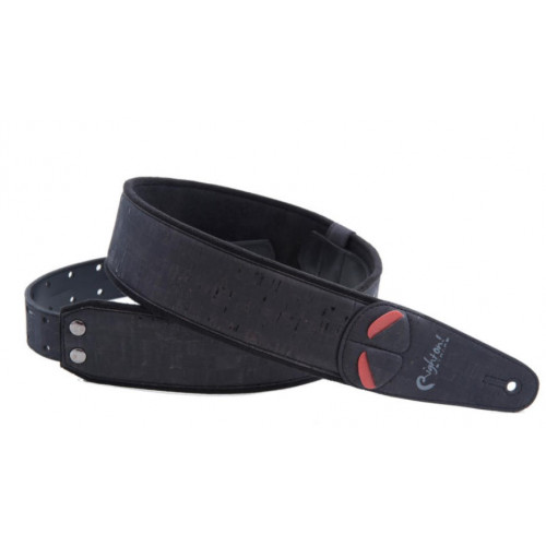 8401070040705 Steady Mojo Cork Black Ремень для гитары, RightOn Straps