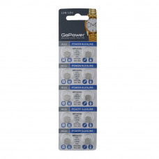 00-00023156 Alkaline Элемент питания G11/LR721/LR58/362A/162 1.5В, 10шт, GoPower 00-00023156 Alkaline Элемент питания G11/LR721/LR58/362A/162 1.5В, 10шт, GoPower