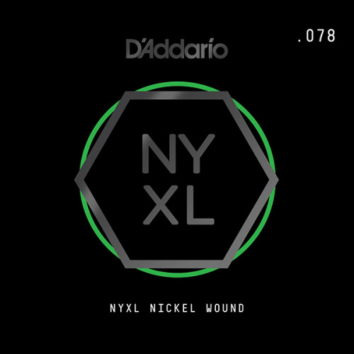 NYNW078 NYXL Отдельная струна для электрогитары, никелированная, 078, D'Addario
