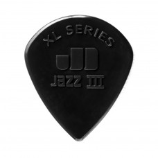 47PXLS Nylon Jazz III XL Медиаторы 6шт, 1,38мм, черные, Dunlop 47PXLS Nylon Jazz III XL Медиаторы 6шт, 1,38мм, черные, Dunlop
