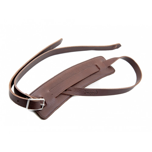 8401050040350 Steady Leathercraft Slim Brown Ремень для гитары, RightOn Straps