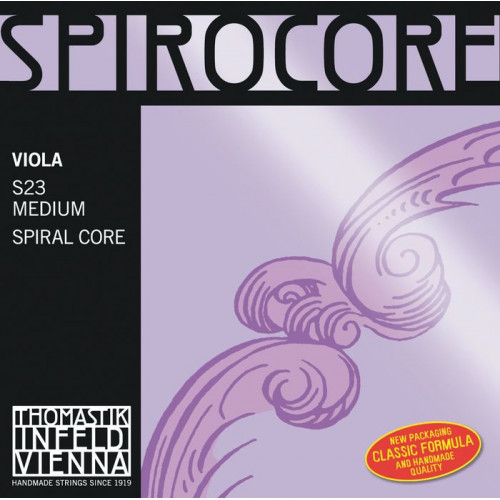 S23 Spirocore Комплект струн для альта размером 4/4, среднее натяжение, Thomastik