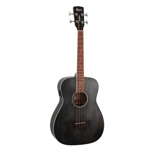 AB590MF-BOP Acoustic Bass Series Электро-акустическая бас-гитара, черная, Cort