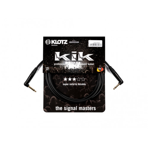 KIKKG3.0RRSW KIK Кабель инструментальный, 3м, угловой/угловой коннекторы, Klotz