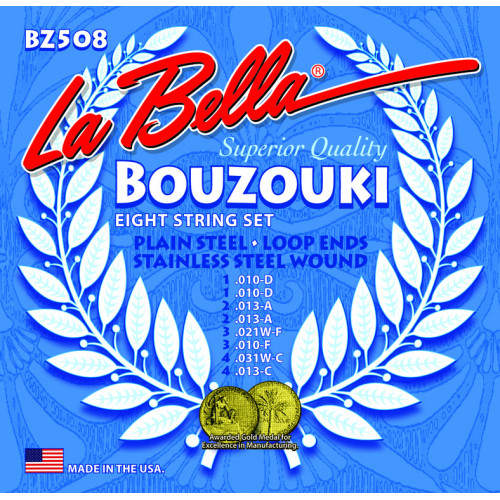 BZ508 Комплект струн для бузуки La Bella BZ508 Комплект струн для бузуки La Bella