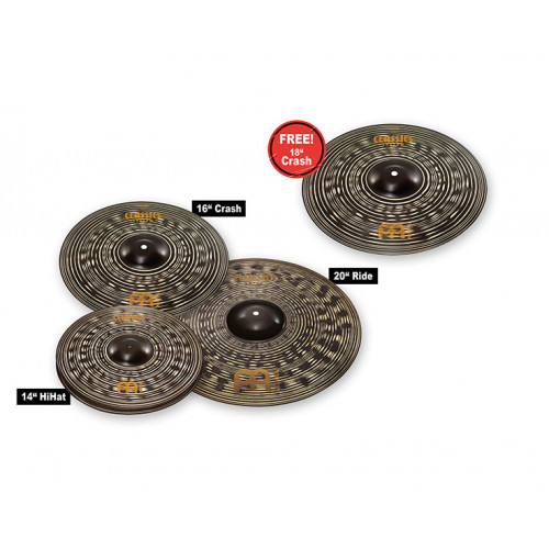 CCD460+18 Classics Custom Dark Set Комплект тарелок 14"/16"/20"+18", Meinl