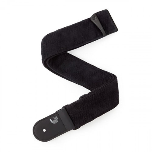 50CR00 Corduroy Ремень для гитары, вельвет, черный, Planet Waves