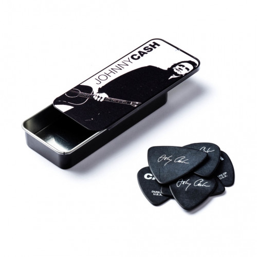 JCPT02H Johnny Cash Legend Медиаторы 6шт, толстые, в коробочке, Dunlop
