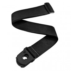 PWSPL200 Planet Lock Ремень для гитары с фиксатором, черный, полипропиленовый, Planet Waves PWSPL200 Planet Lock Ремень для гитары с фиксатором, черный, полипропиленовый, Planet Waves