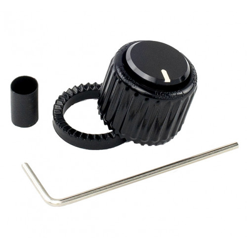 PW-LNL-01B Loknob Ручка-фиксатор потенциометра, пластик, большая черная, Planet Waves