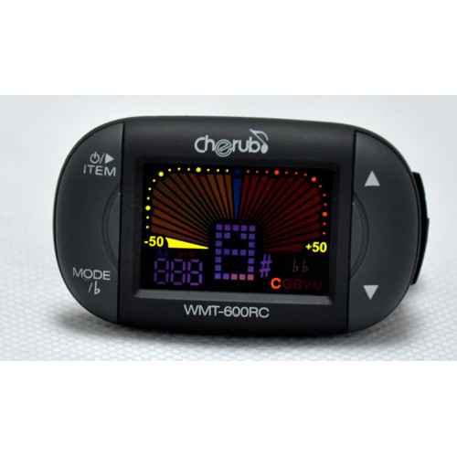 WMT-600RC Цифровой тюнер-метроном на прищепке Cherub WMT-600RC Цифровой тюнер-метроном на прищепке Cherub