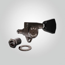 SG301-HAPM-04-B-L3+R3 Колки для гитары 3+3, локовые, черные, Gotoh