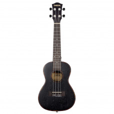 HH-2300 Mahogany Series Укулеле концертный, с чехлом, черный, Cascha