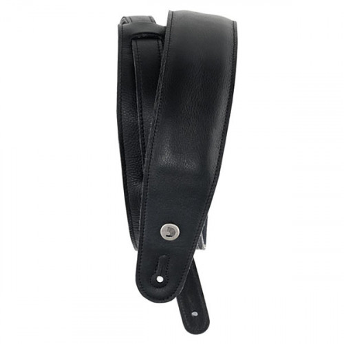 25PLC01 Padded Garment Ремень для гитары, кожа, черный, Planet Waves