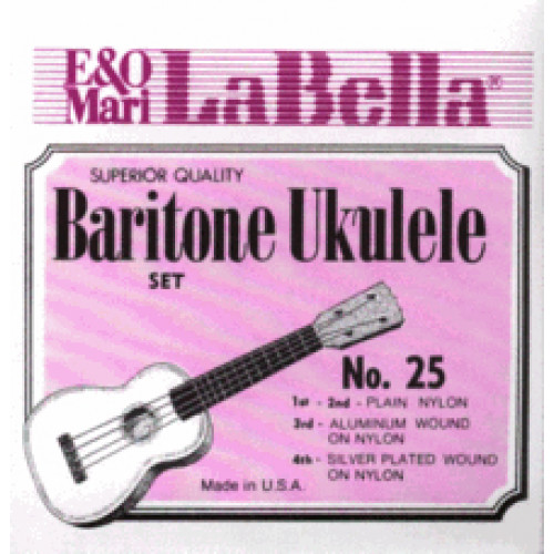 25-BARITONE Комплект струн для укулеле баритон LaBella 25-BARITONE Комплект струн для укулеле баритон LaBella