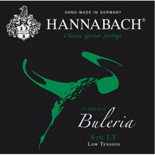 826LT Green BULERIA FLAMENCO Комплект струн для классической гитары нейлон/посеребренные Hannabach 826LT Green BULERIA FLAMENCO Комплект струн для классической гитары нейлон/посеребренные Hannabach