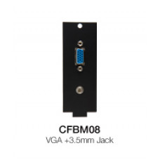 CFBM08 Floor Box Модуль коммутационной коробки VGA + TRS 3.5мм, Soundking