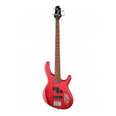 Action-Bass-Plus-WBAG-TR Action Series Бас-гитара, красная, с чехлом, Cort Action-Bass-Plus-WBAG-TR Action Series Бас-гитара, красная, с чехлом, Cort