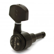 PRL-8311-B0 Ratio Locking Колки для гитары 3+3, локовые, черные, GraphTech PRL-8311-B0 Ratio Locking Колки для гитары 3+3, локовые, черные, GraphTech