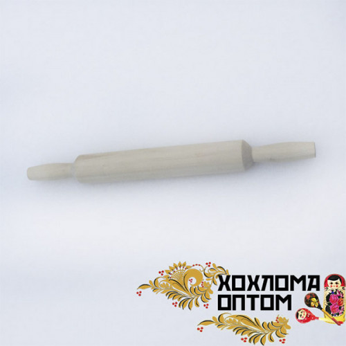 LHP80002 Скалка с ручками без росписи, Хохлома