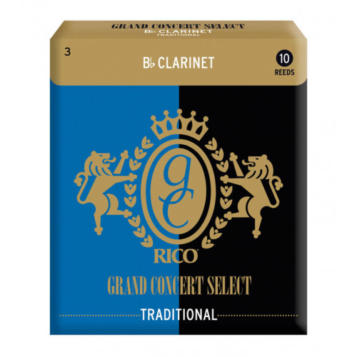 RGC10BCL300 Grand Concert Select Traditional Трости для кларнета Bb, размер 3.0, 10шт в уп. Rico