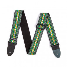 D67-04GN Matrix Green Ремень для гитары, Dunlop D67-04GN Matrix Green Ремень для гитары, Dunlop