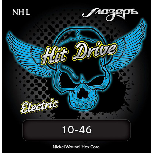 NH-L Hit Drive Light Комплект струн для электрогитары, 10-46, Мозеръ