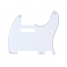MX1410WH Защитная накладка гитары Fender Telecaster, 3 слоя, белая, Musiclily MX1410WH Защитная накладка гитары Fender Telecaster, 3 слоя, белая, Musiclily