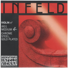 IR01 Infeld Red Отдельная струна E/Ми для скрипки размером 4/4, среднее натяжение, Thomastik IR01 Infeld Red Отдельная струна E/Ми для скрипки размером 4/4, среднее натяжение, Thomastik