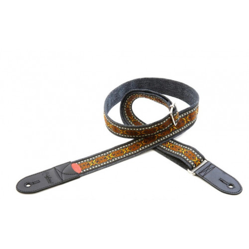 8401140040352 Ready Road Runner Rider Brown Ремень для гитары, RightOn Straps