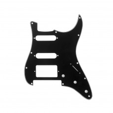 MX1380BK Защитная накладка гитары Fender Stratocaster HSS, 3 слоя, черная, Musiclily MX1380BK Защитная накладка гитары Fender Stratocaster HSS, 3 слоя, черная, Musiclily