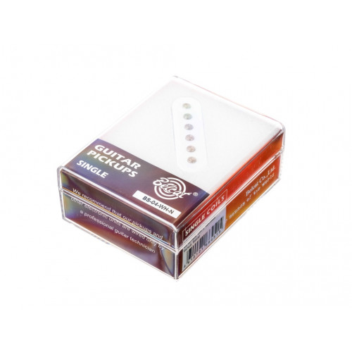 BS-04Neck-WH Звукосниматель магнитный, сингл, нековый, белый, Belcat