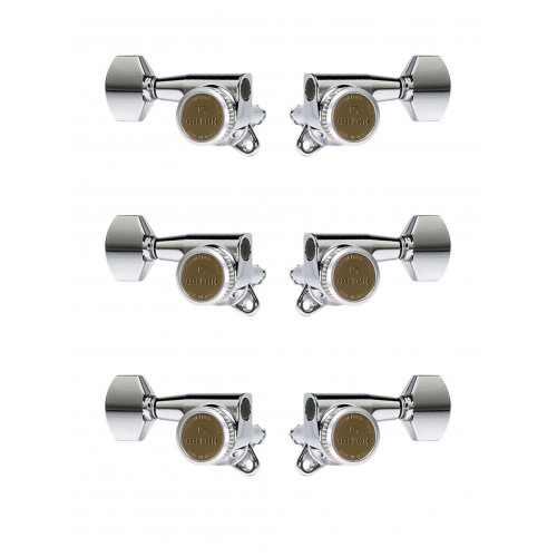 SG381-MGT-07-C-L3+R3 Колки для гитары 3+3, локовые, хром, Gotoh