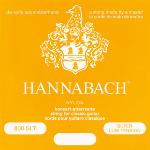 800SLT Yellow SILVER PLATED Комплект струн для классической гитары нейлон/посеребренные Hannabach 800SLT Yellow SILVER PLATED Комплект струн для классической гитары нейлон/посеребренные Hannabach