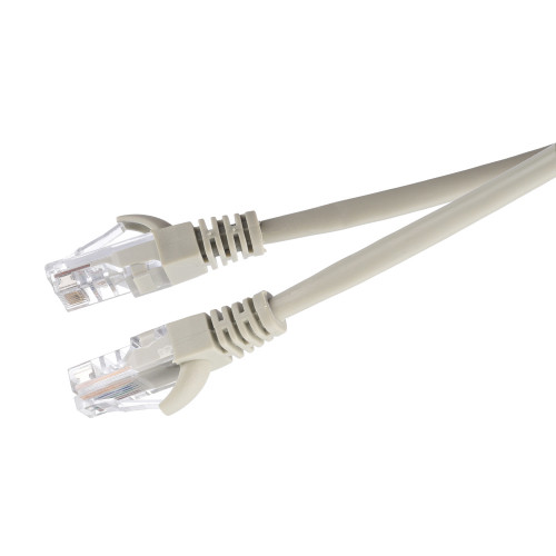 00-00027474 Патч-корд RJ-45 (m)-RJ-45 (m) 3.0м кат.5е ПВХ 26AWG, серый, в пакете, GoPower