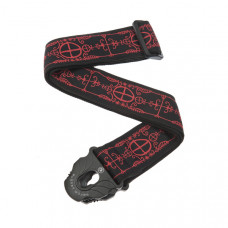 50PLA12 Planet Lock Ремень для гитары с фиксатором, Voodoo, Planet Waves 50PLA12 Planet Lock Ремень для гитары с фиксатором, Voodoo, Planet Waves