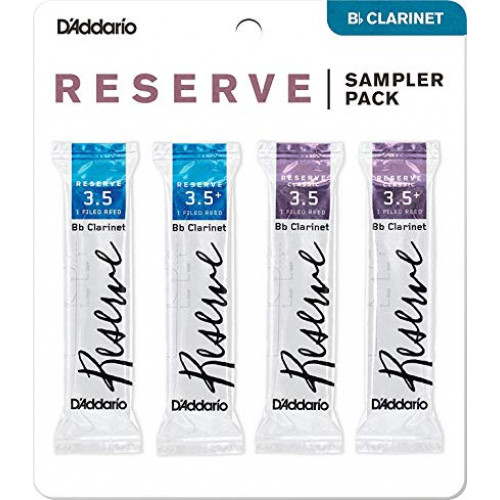 DRS-C35 Reserve Набор тростей для кларнета Bb, размер 3.5-3.5+, 4шт, Rico